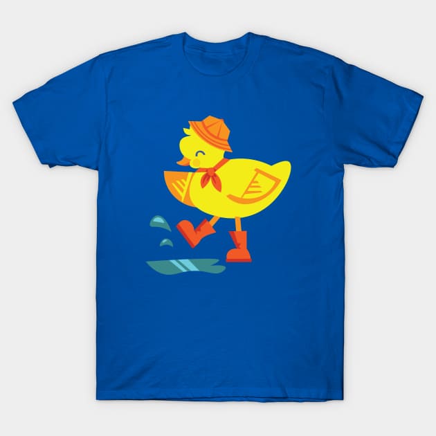 Splashy Duckling T-Shirt by AngelicaNyneave